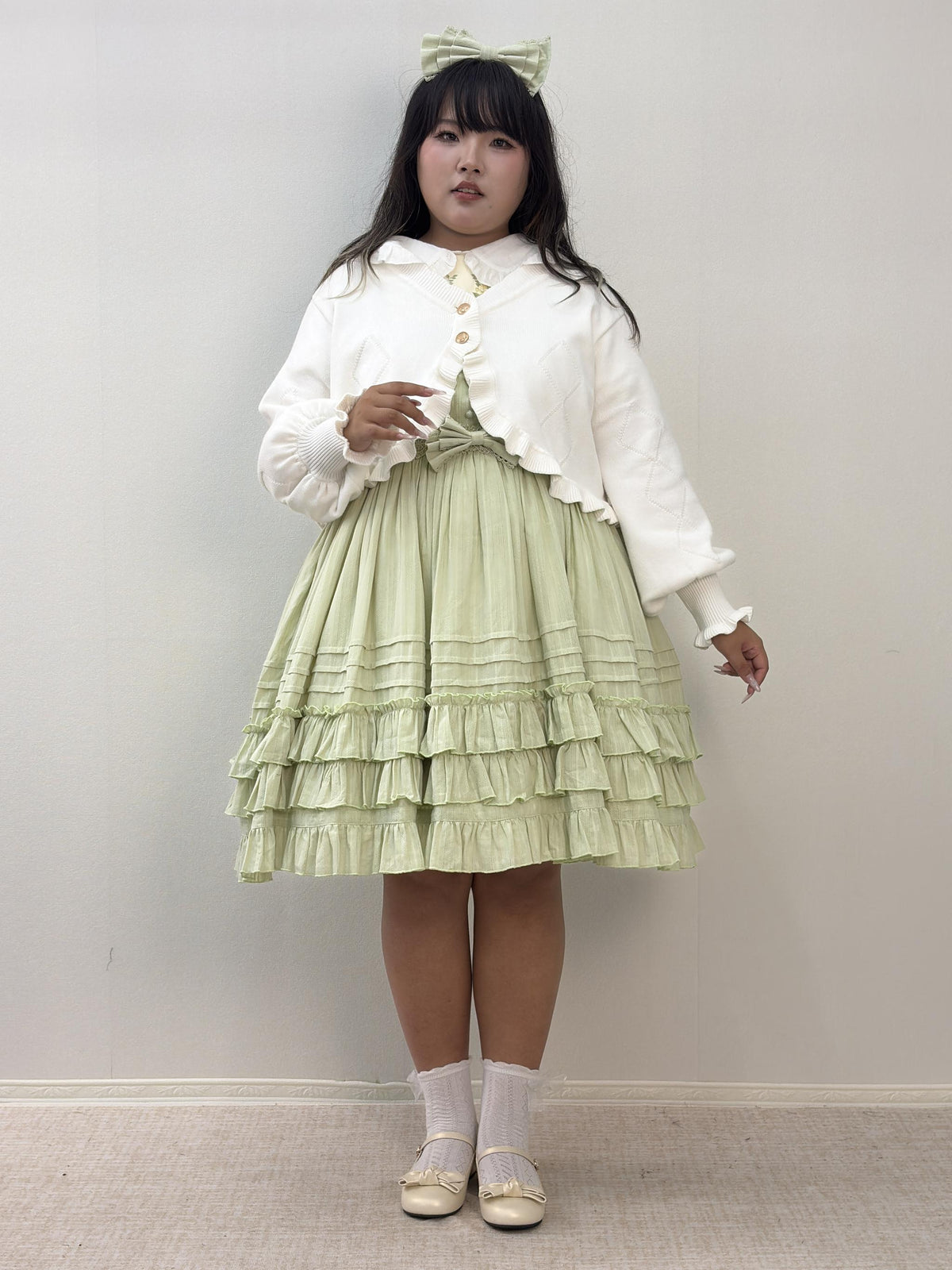 Cotton Plus Size Lolita Jumper Dress, Floral Embroidery 45595:872060