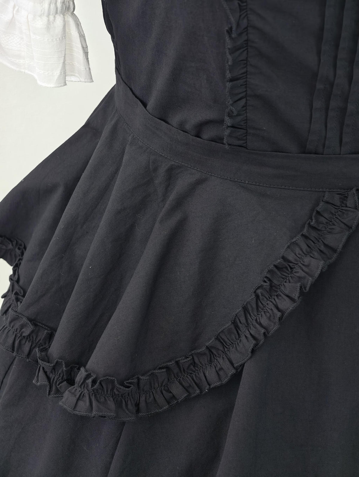 Cotton Plus Size Lolita Jumper Dress, Full Back Shirring 45594:865169