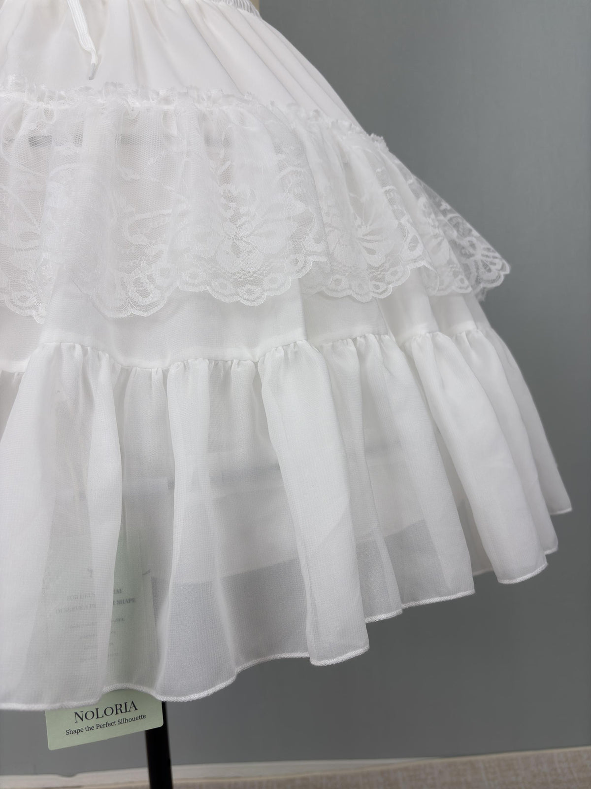 Noloria 21.7" (55 cm) Hoop Puffy Plus Size Lolita Petticoat, Moon Cage 45907:871404