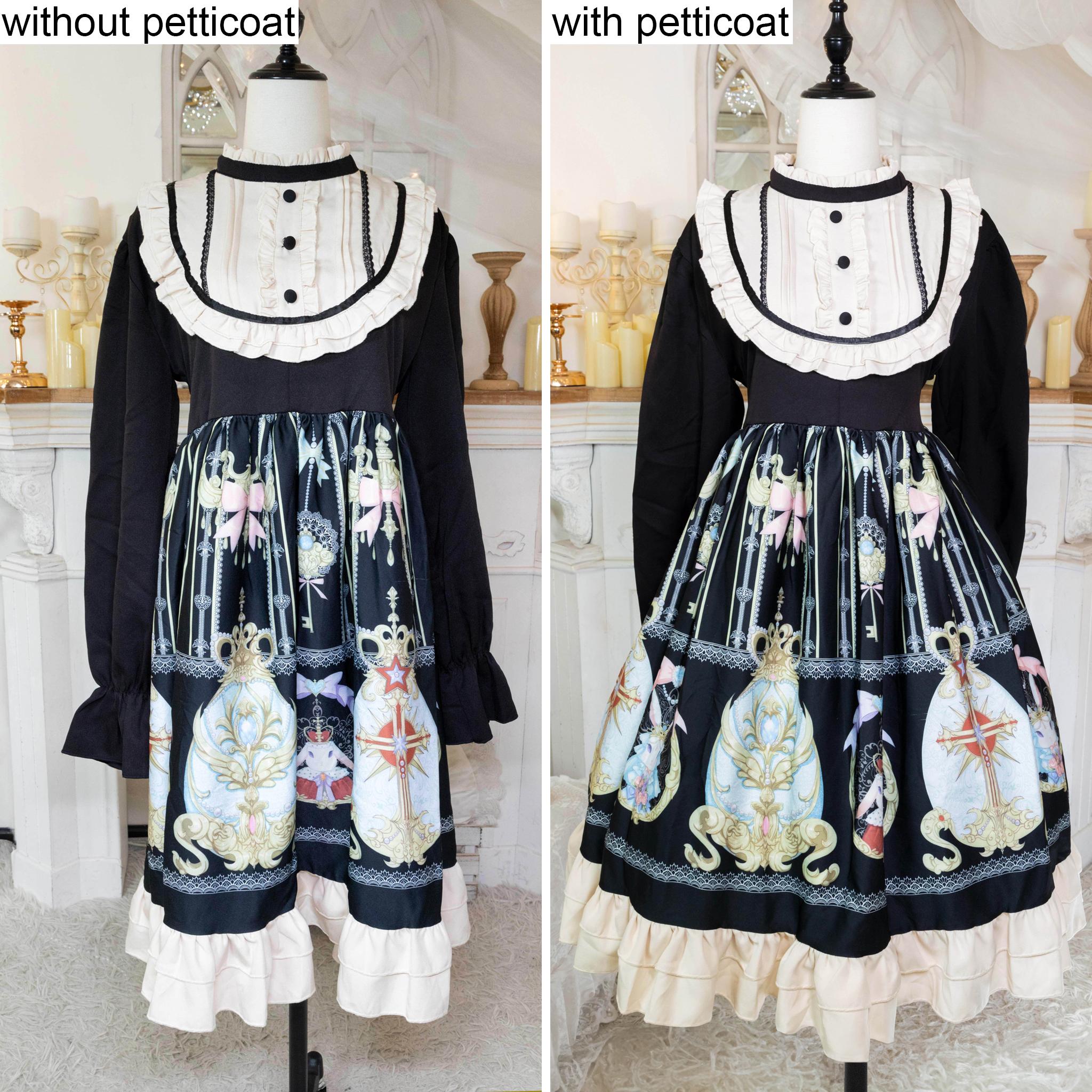 Noloria 48cm (18.9") Medium-High Volume Petticoat, Petal Edge 43720:786578