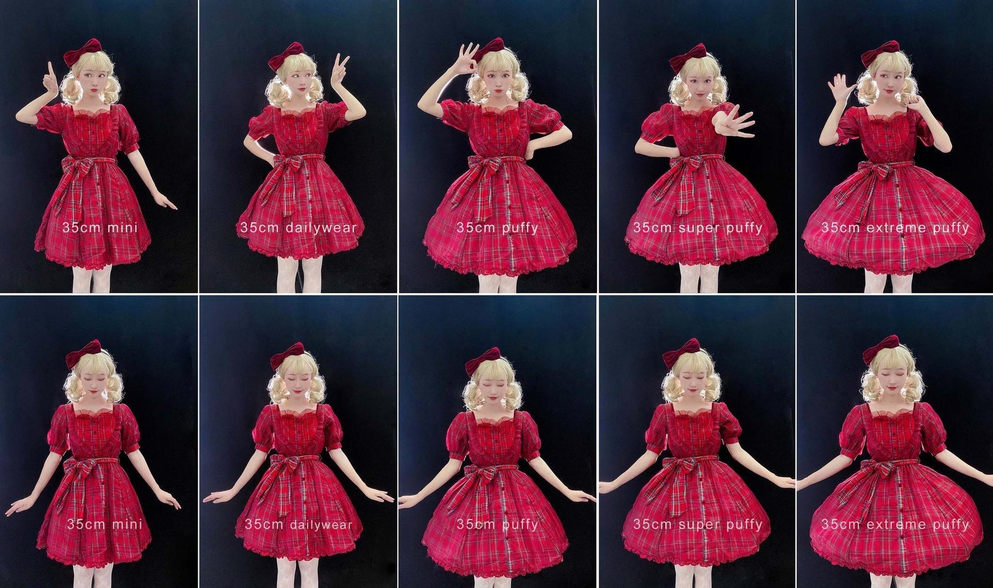 Aurora & Ariel 13.8" (35 cm) A-Line Petticoat Collection, Customizable 32614:790362