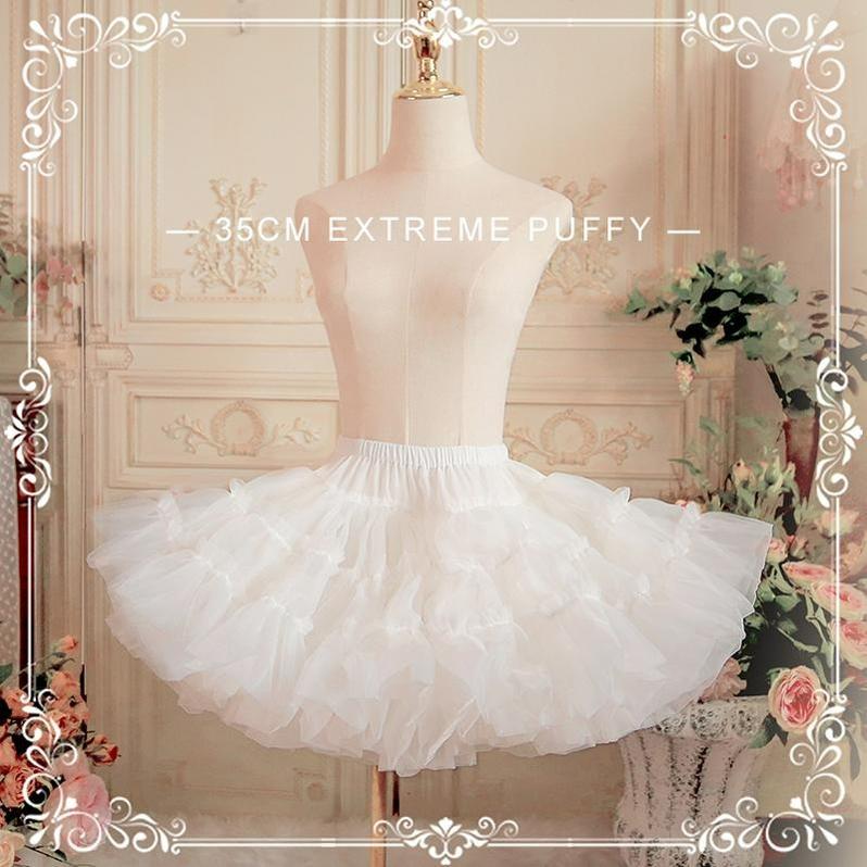 Aurora & Ariel 13.8" (35 cm) A-Line Petticoat Collection, Customizable (White) 32614:790361