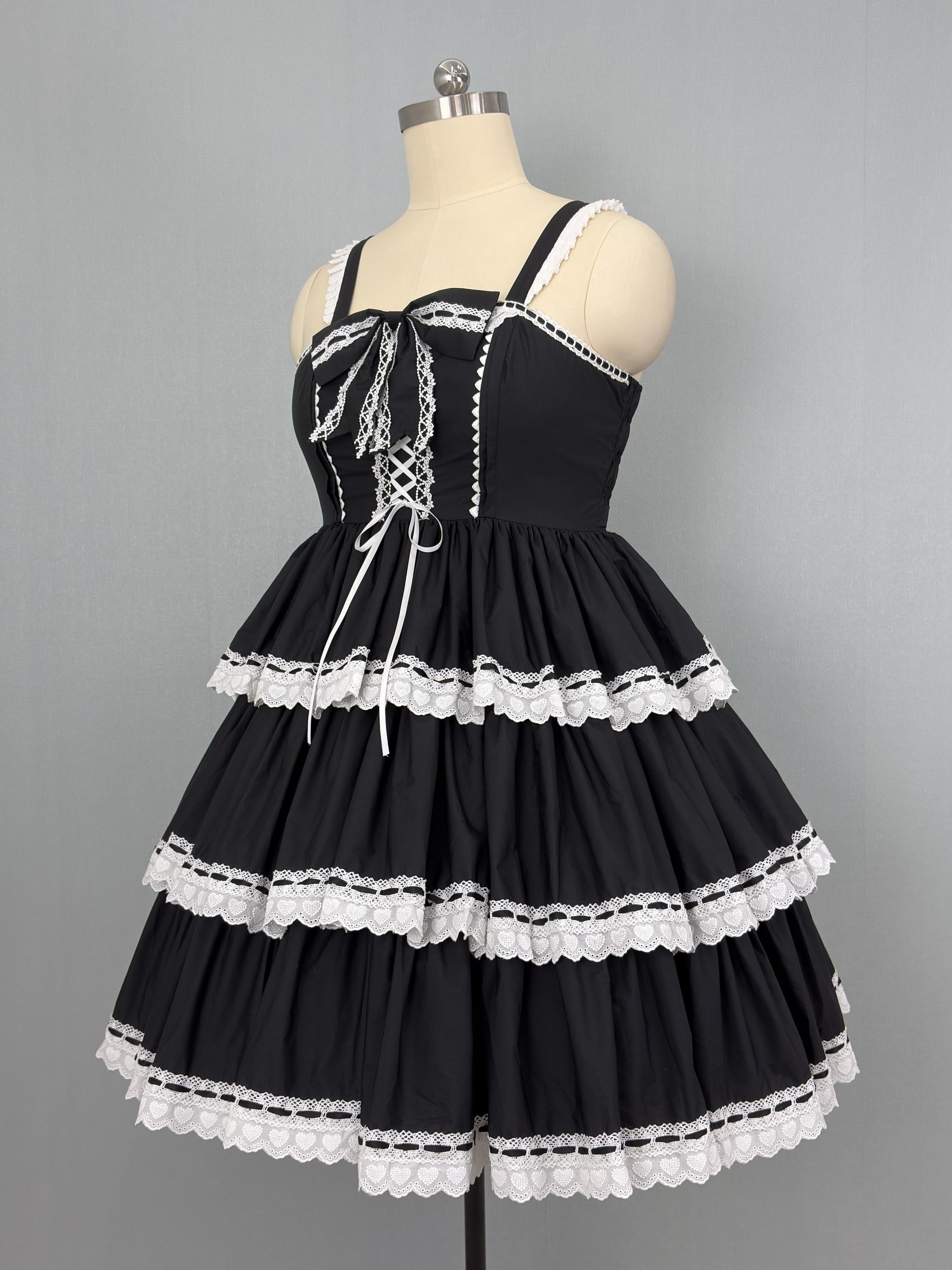 Otome Heart - Old School Lolita Jumper Skirt, Plus Size 45597:865021