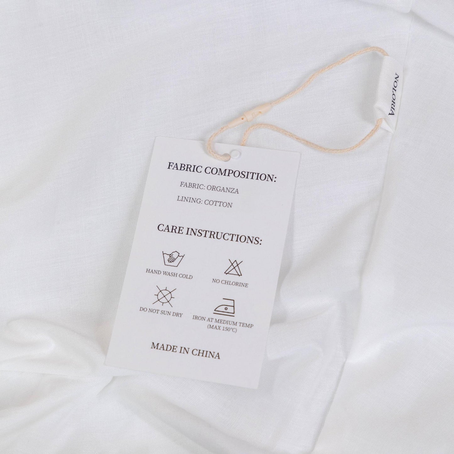 Noloria - 17.7" (45 cm) Organza Lolita Puffy White Petticoat 43720:786579