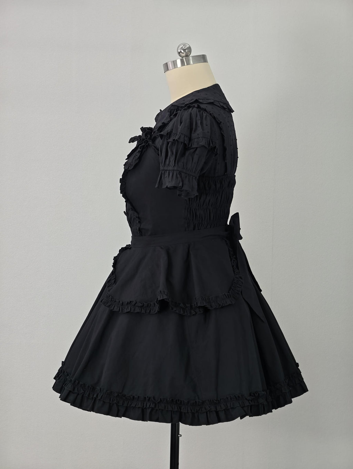 Plus Size Sweet Lolita Cotton Blouse, Peter Pan Collar 46015:872379