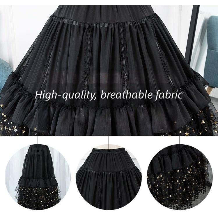 Manyiluo - Wedding Lolita Petticoat, Detachable Bone Support 43963:790578