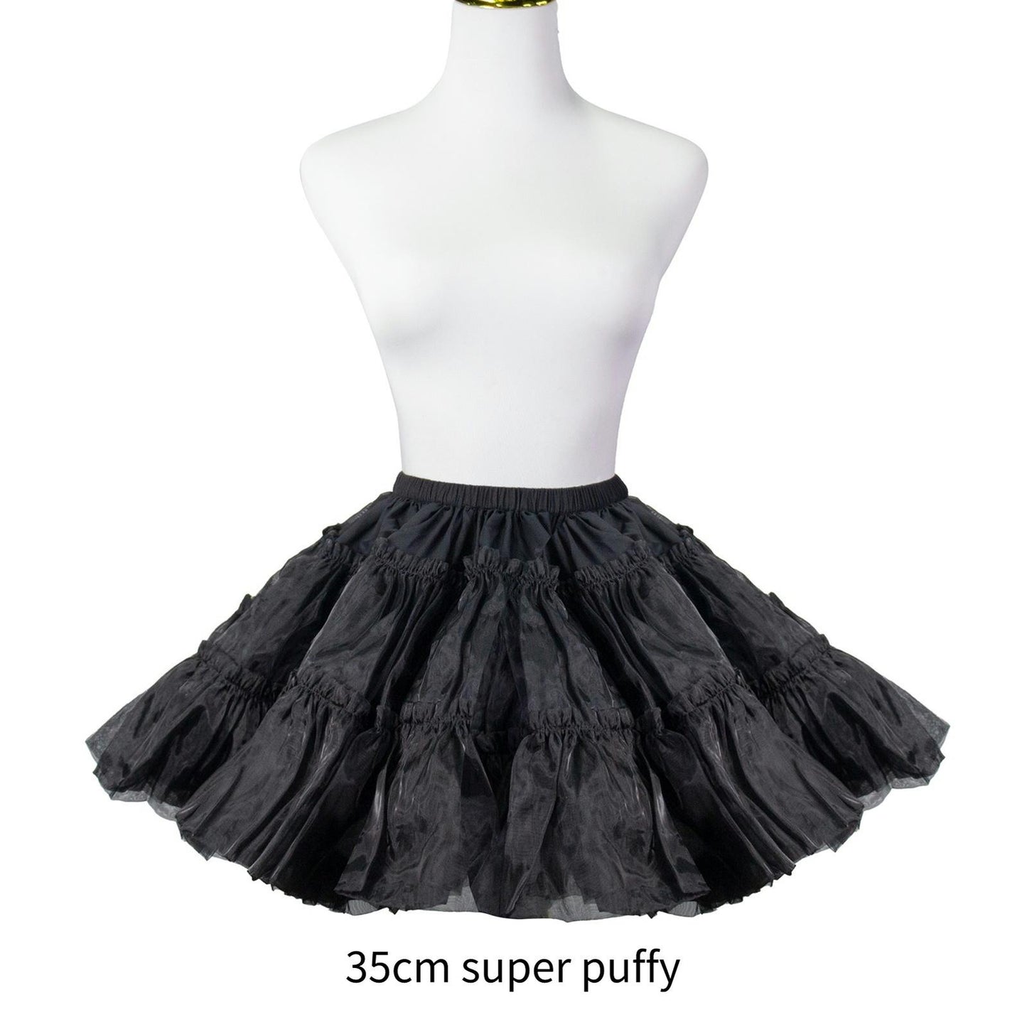 Aurora & Ariel 13.8" (35 cm) A-Line Petticoat Collection, Customizable (Black) 32614:454954