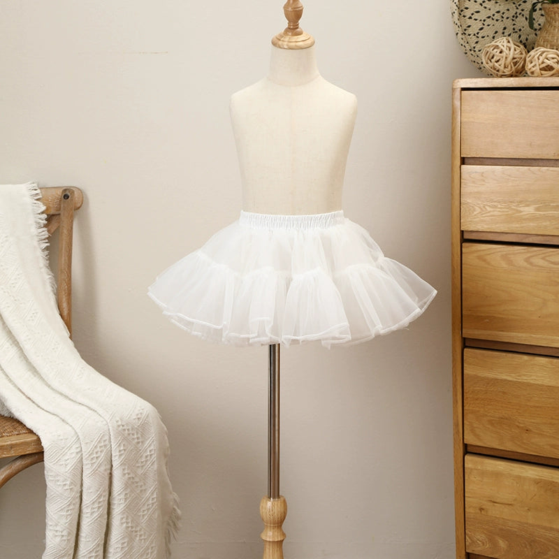 Manyiluo - White Lolita Puffy Petticoat, Multi-Length (Daily) 43967:790631