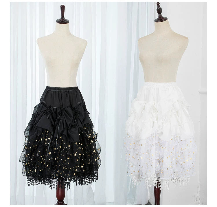 Manyiluo - Wedding Lolita Petticoat, Detachable Bone Support 43963:790574