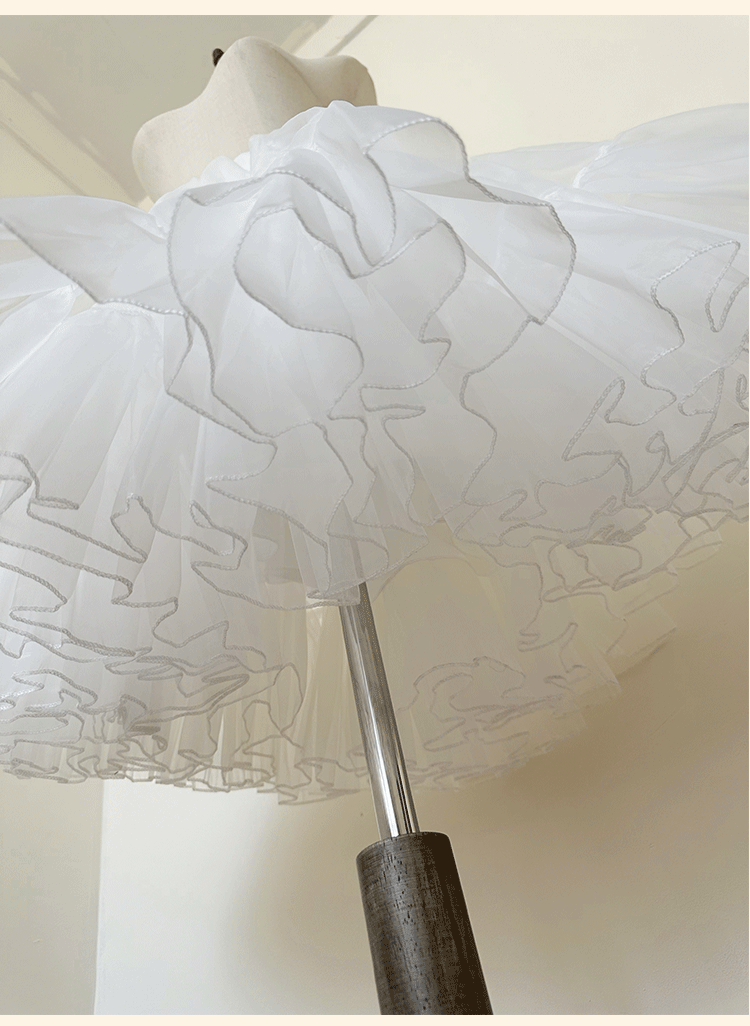 Niu Niu - Plus Size Lolita Petticoat with Daily or Fluffy Version 43981:790640