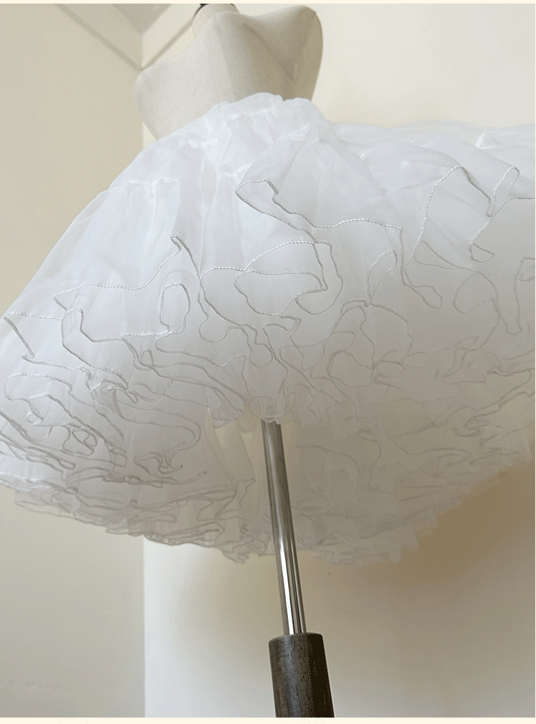 Niu Niu - Plus Size Lolita Petticoat with Daily or Fluffy Version 43981:790647