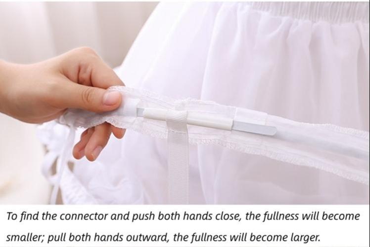 22.8" (58 cm) Adjustable Boned Lolita Petticoat 43976:791555