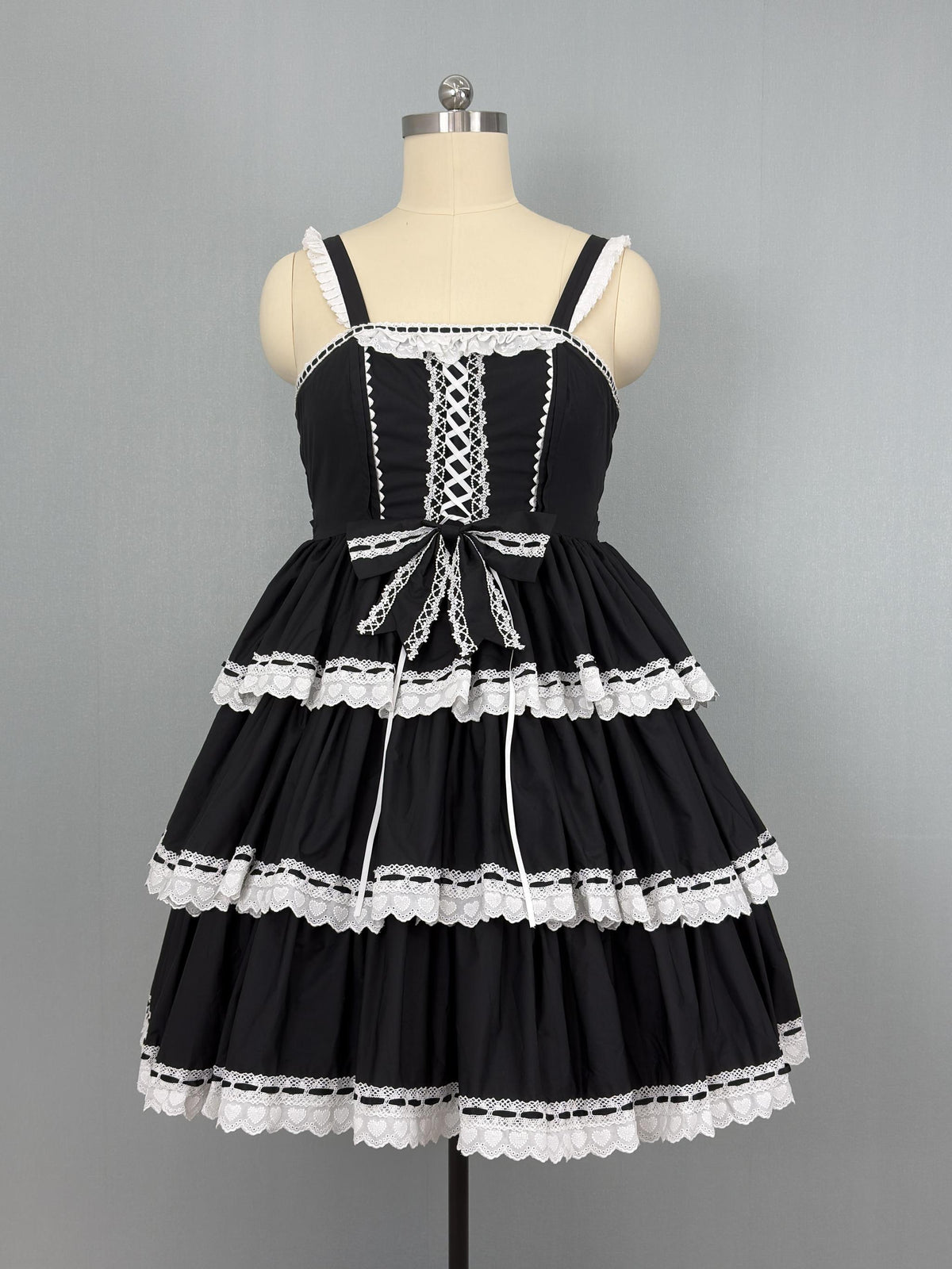 Otome Heart - Old School Lolita Jumper Skirt, Plus Size 45597:867329