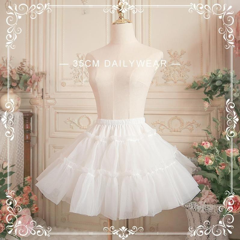 Aurora & Ariel 13.8" (35 cm) A-Line Petticoat Collection, Customizable (White) 32614:790370