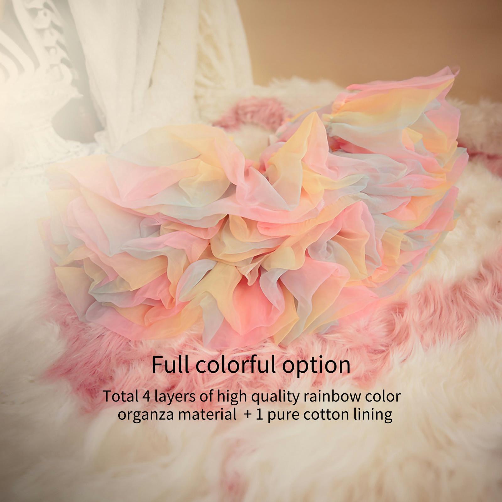 Aurora & Ariel Rainbow Daily Petticoat Collection Customizable 33178:462640