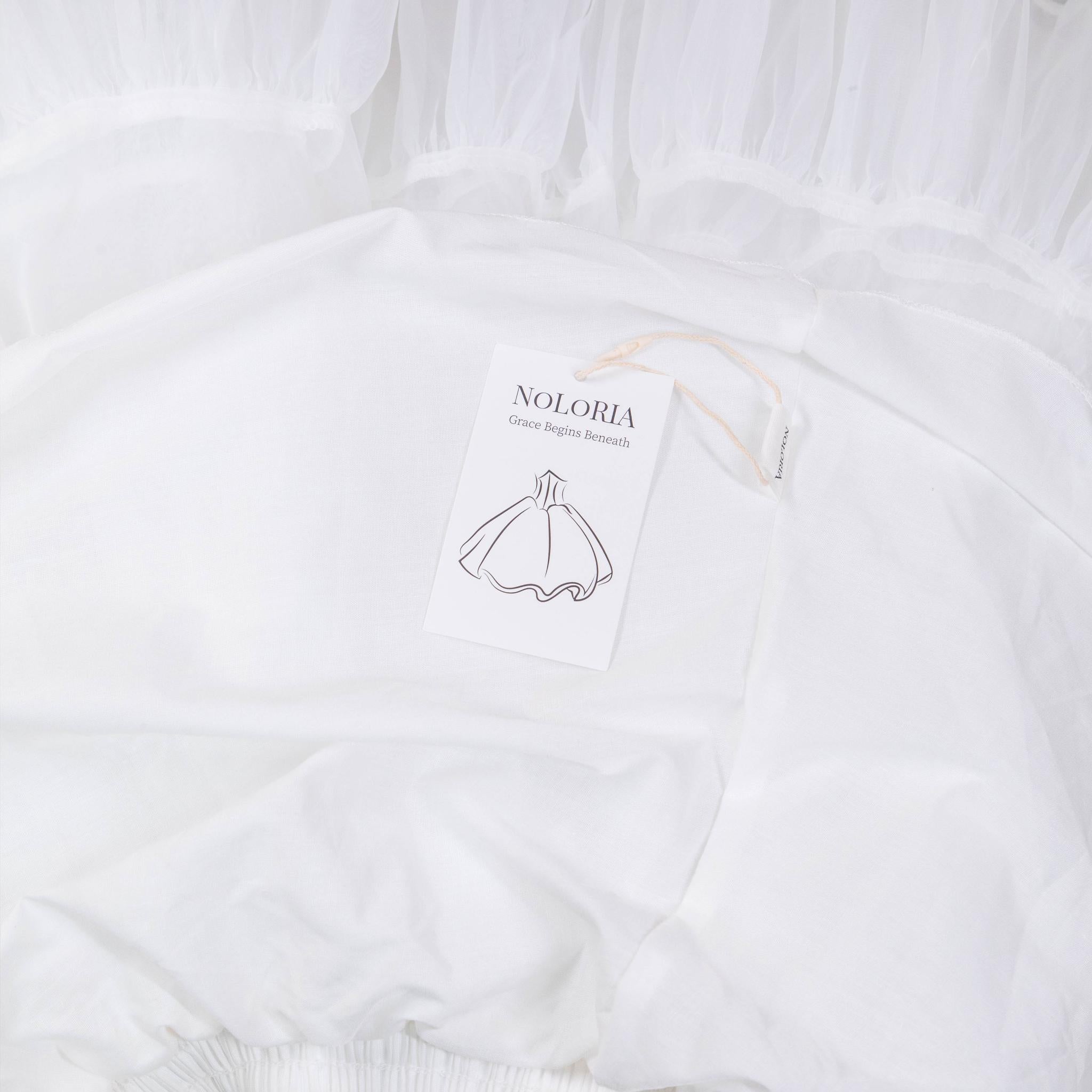 Noloria 48cm (18.9") Medium-High Volume Petticoat, Petal Edge 43720:786570