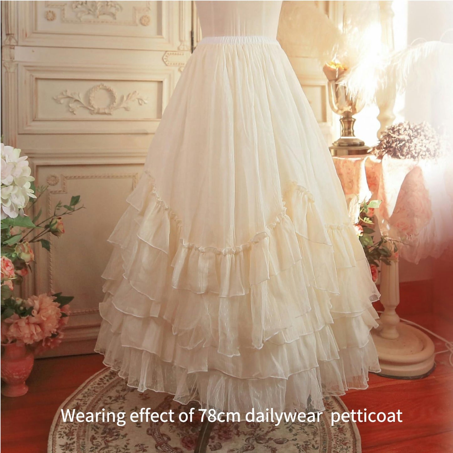 Aurora & Ariel 30.7" (78 cm) Dailywear Lolita Petticoat Customizable 33176:475818