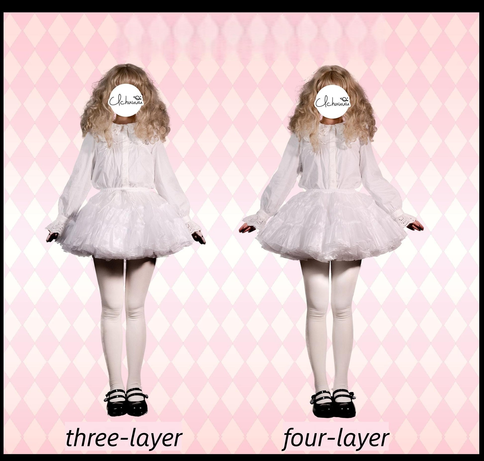 Boguta - 13.8" (35 cm) Lolita Puffy Short Petticoat 43977:790530