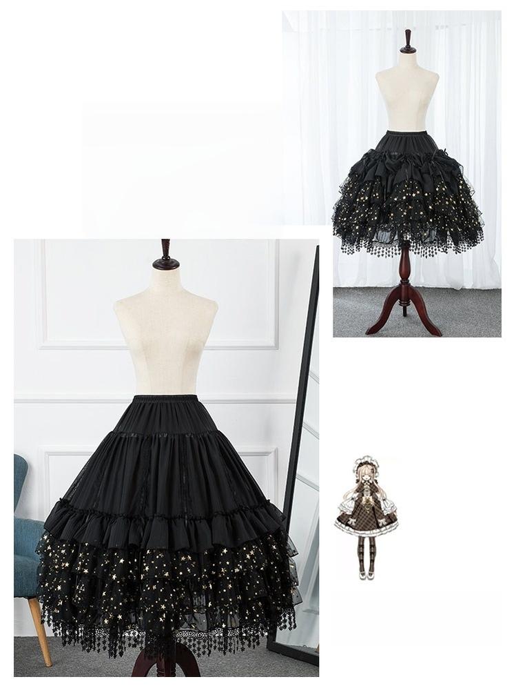 Manyiluo - Wedding Lolita Petticoat, Detachable Bone Support 43963:790581