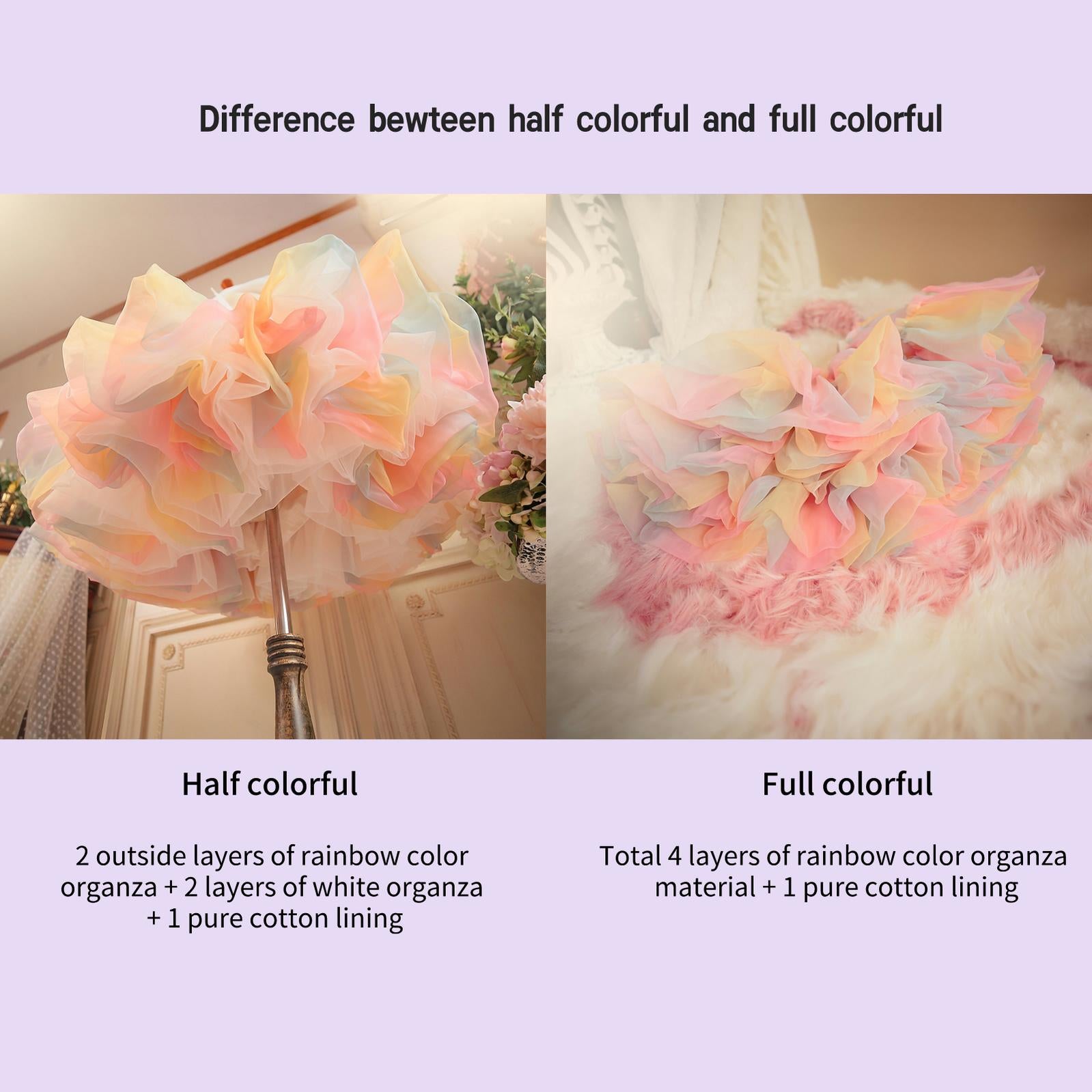 Aurora & Ariel Rainbow Daily Petticoat Collection Customizable 33178:462638