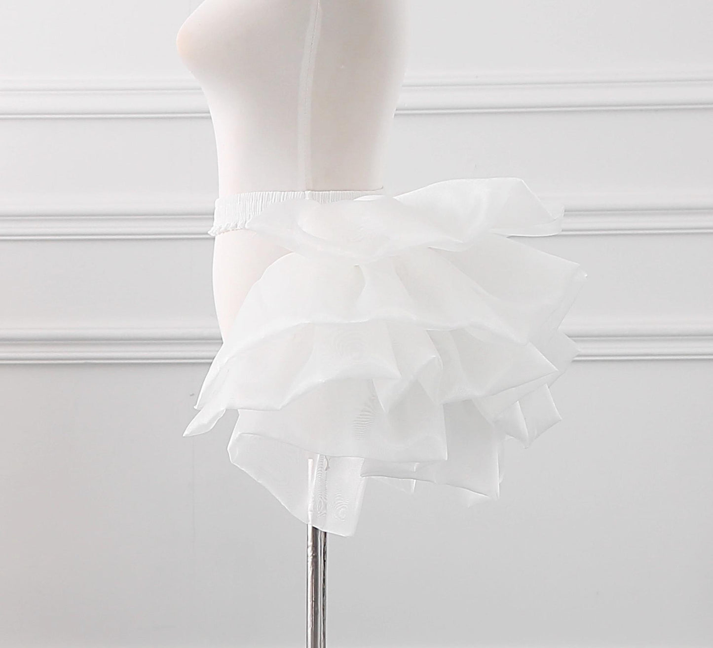 Manyiluo - Bustle Style Lolita Petticoat, Adjustable Length & Puffiness 43970:791186