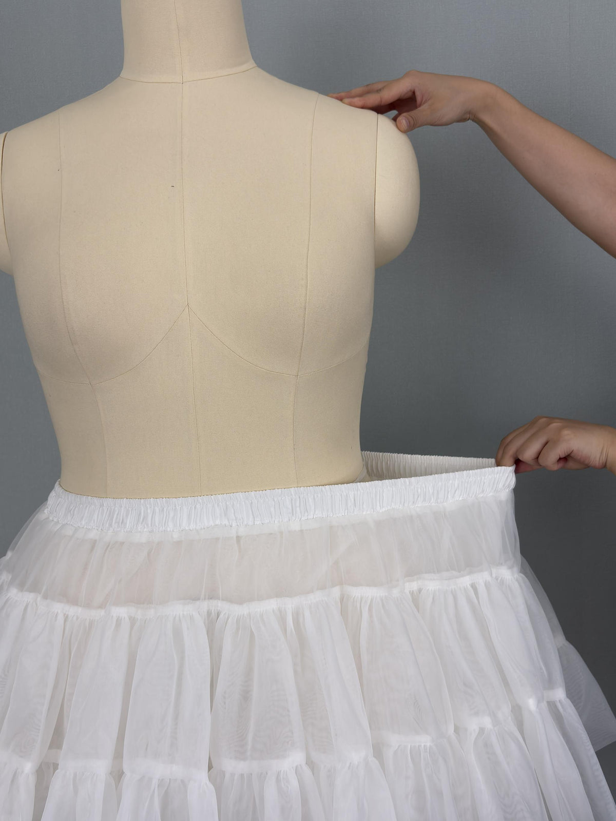 Noloria 15.0" (38 cm) High Volume Petticoat, Sugar Puff 45616:867355
