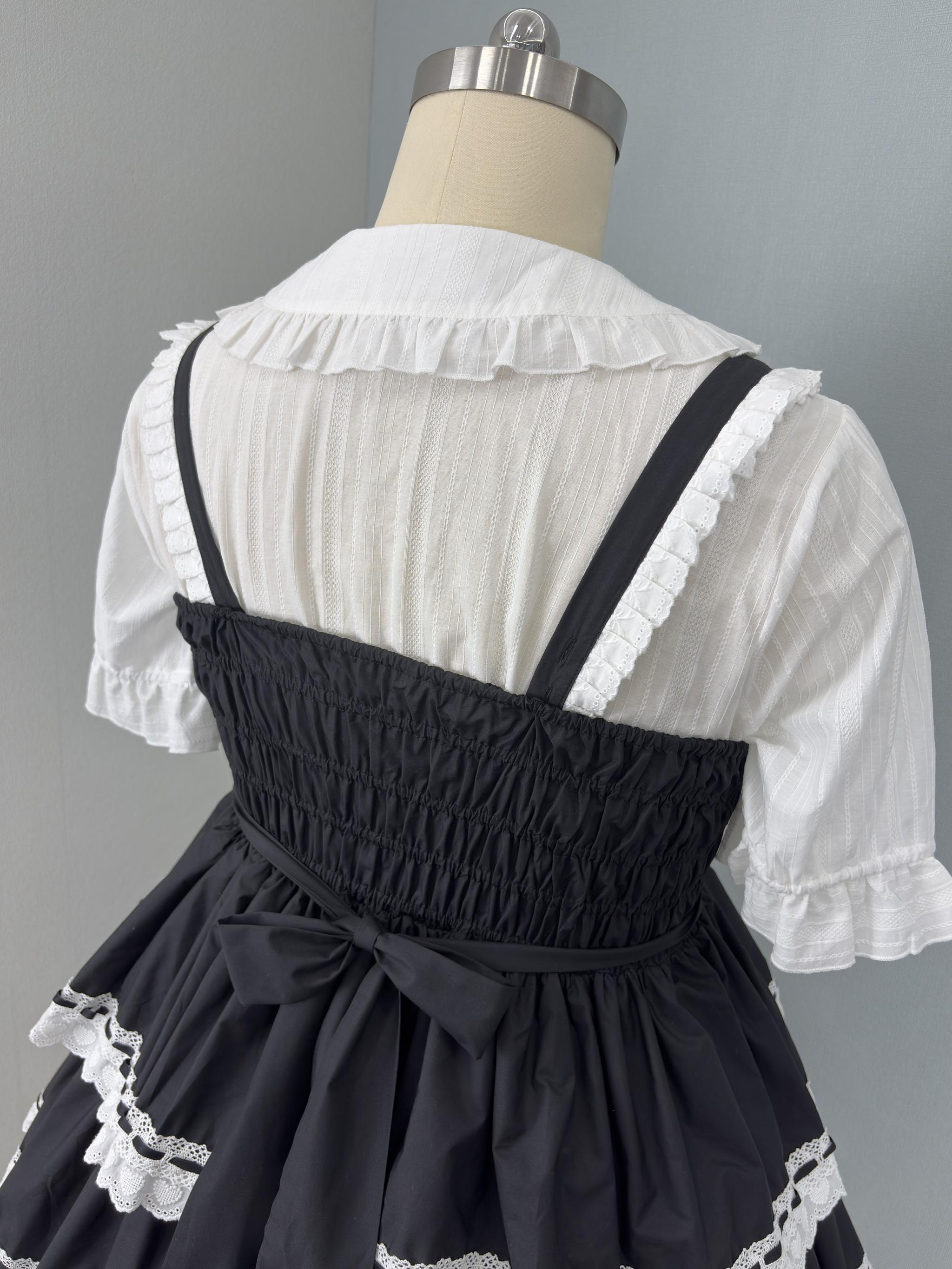 Otome Heart - Old School Lolita Jumper Skirt, Plus Size 45597:865030