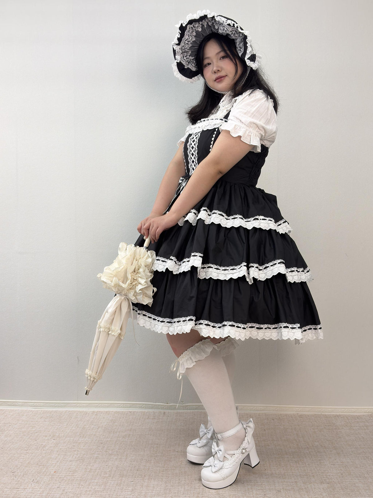 Classic Lolita Parasol, UV Two-Fold for Daily Use 46003:871629