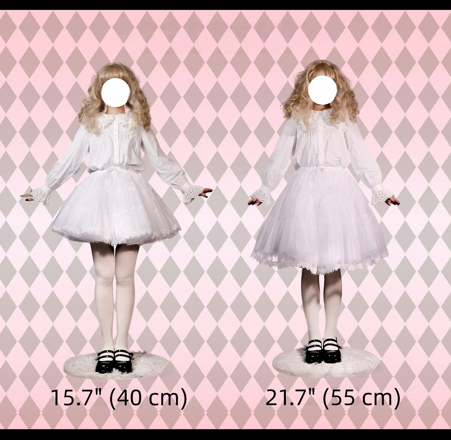Boguta - Puffy Lolita Petticoat, 15.7" (40 cm) / 21.7" (55 cm) (XL) 43979:790853