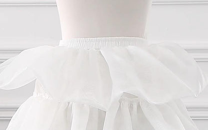 Manyiluo - Bustle Style Lolita Petticoat, Adjustable Length & Puffiness 43970:791189