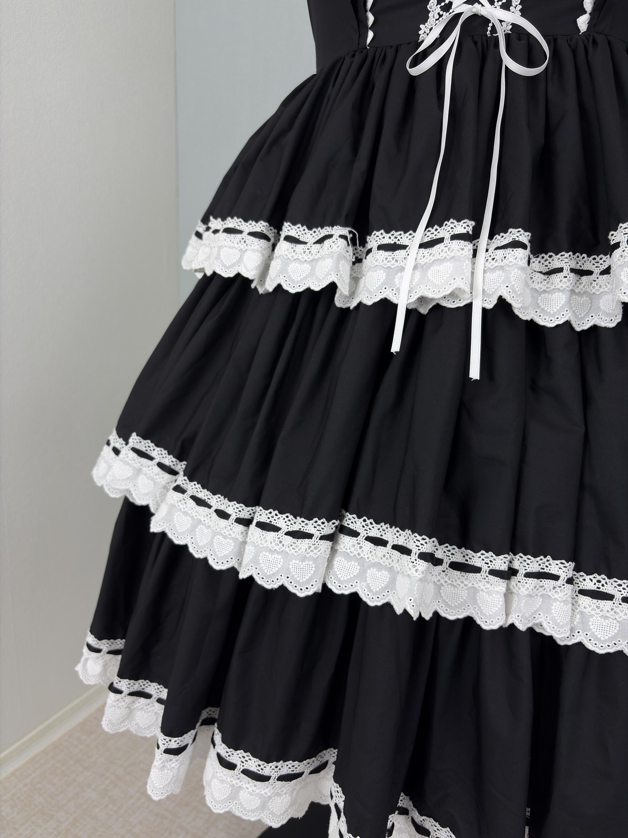 Otome Heart - Old School Lolita Jumper Skirt, Plus Size 45597:865028
