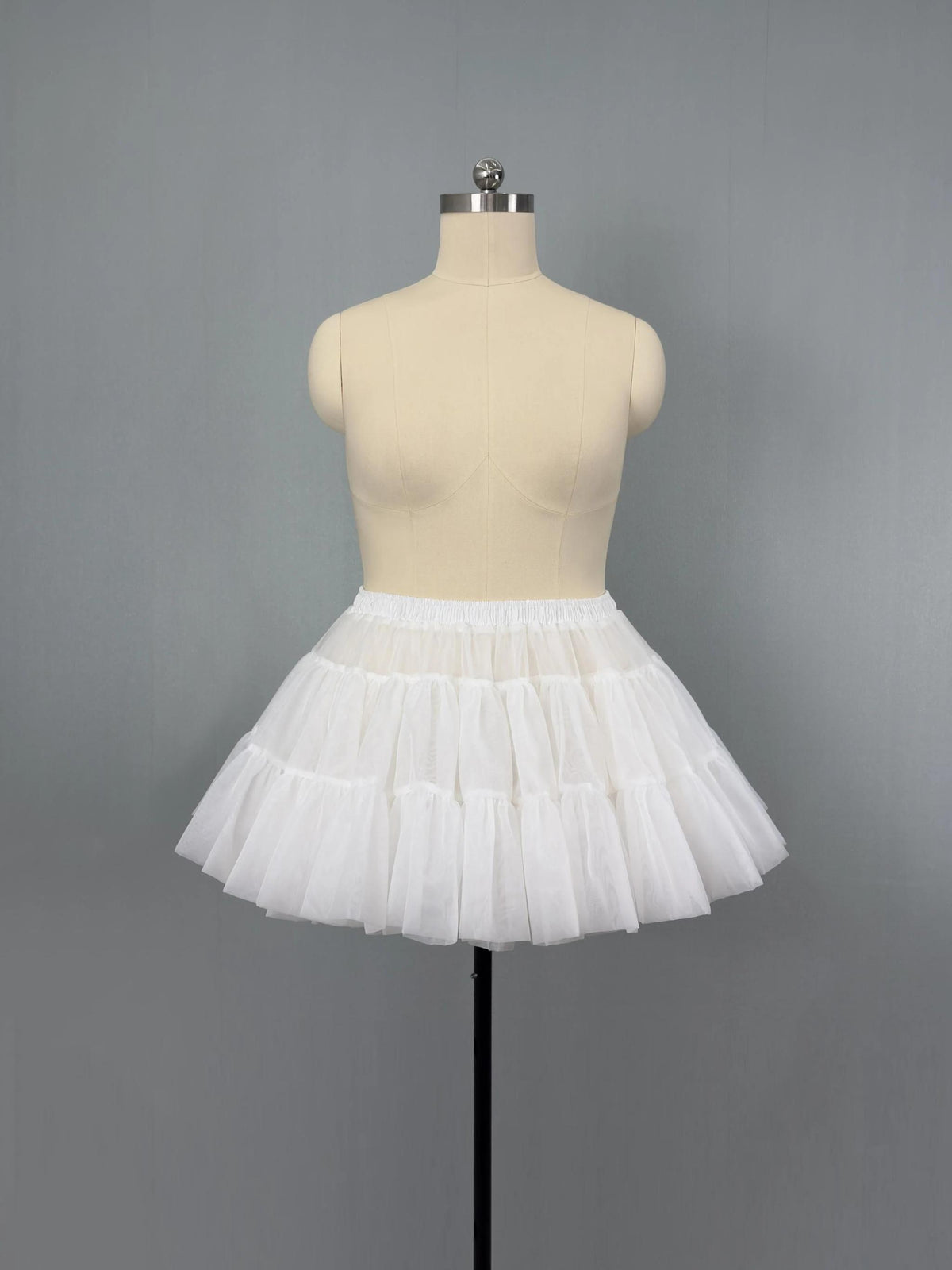 Noloria 15.0" (38 cm) High Volume Lolita Petticoat, Sugar Puff (White / 1X) 45616:872506