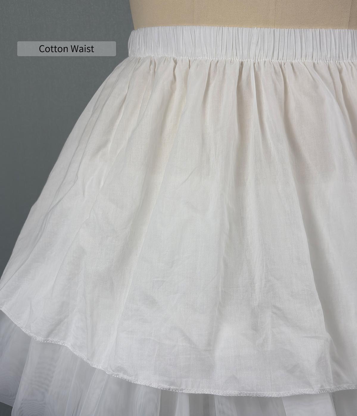 Noloria 18.9" (48 cm) High Volume Lolita Petticoat, Cloud Bloom 45716:866038