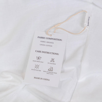 Noloria - 17.7" (45 cm) Organza Lolita Puffy White Petticoat 43720:786579