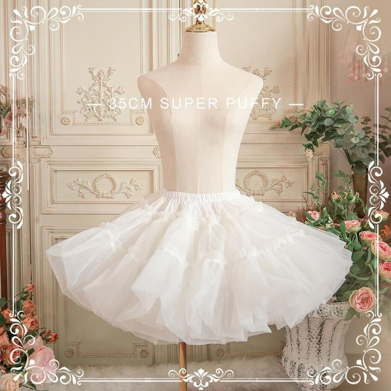 Aurora & Ariel 13.8" (35 cm) A-Line Petticoat Collection, Customizable (White) 32614:790371