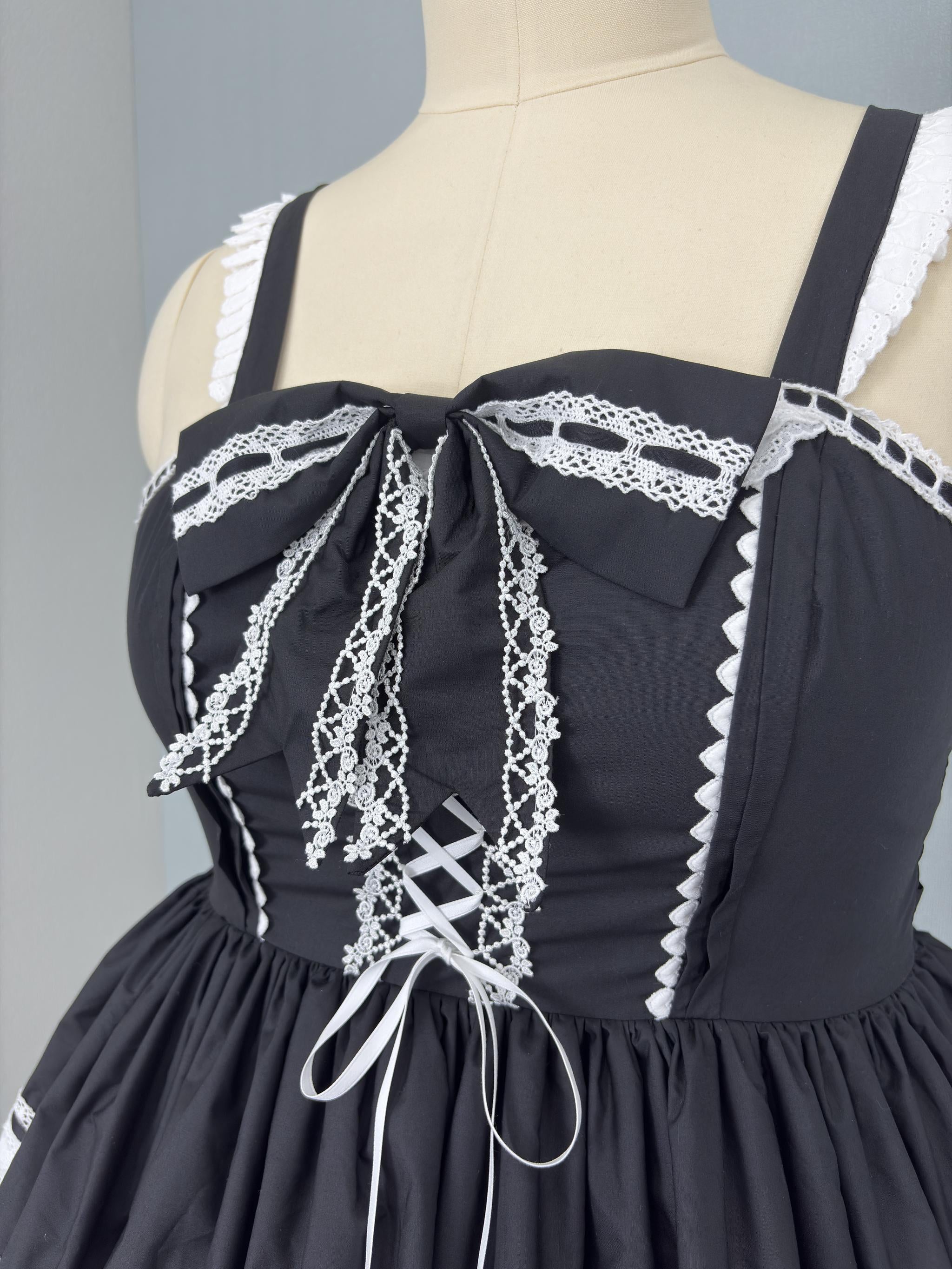 Otome Heart - Old School Lolita Jumper Skirt, Plus Size 45597:865022