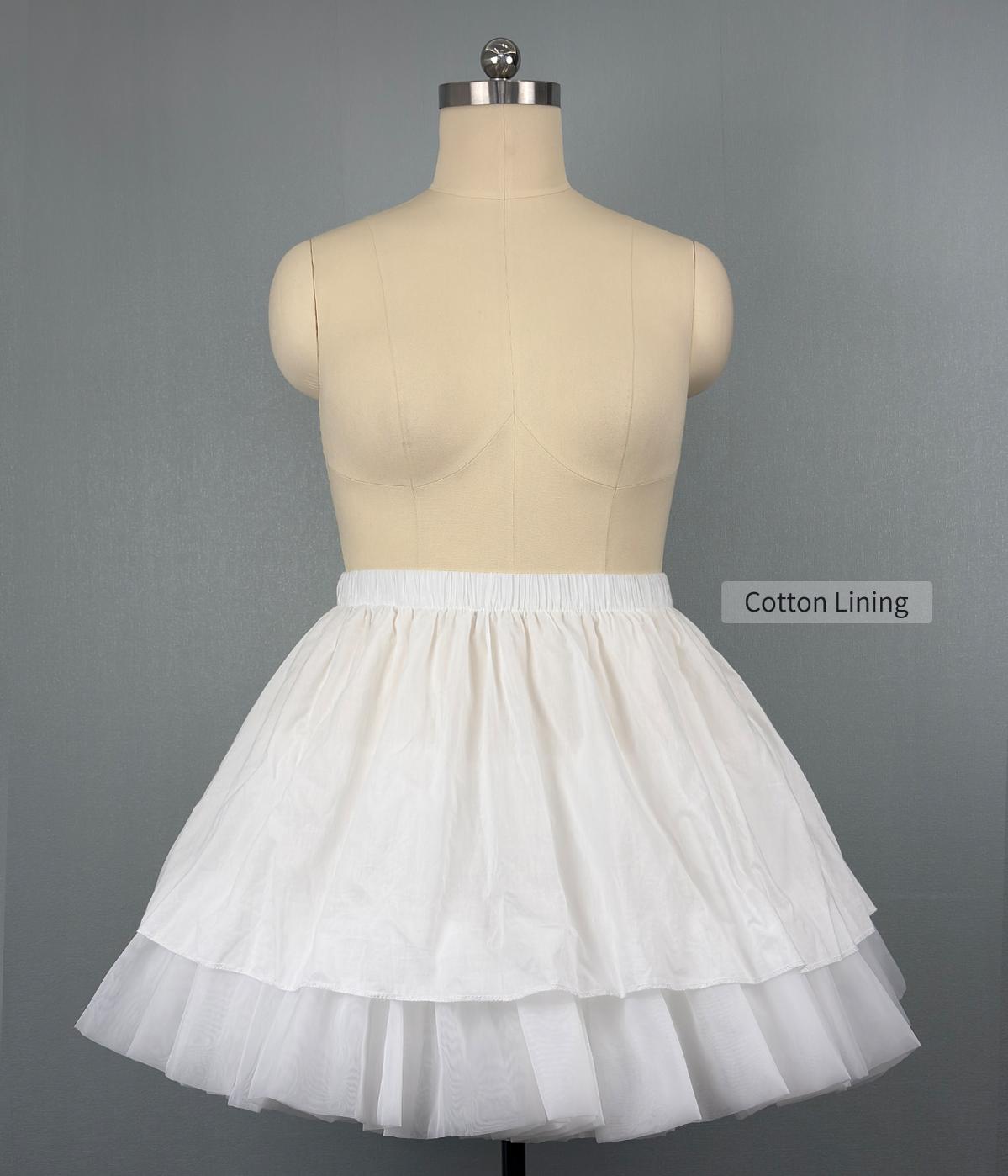 Noloria 18.9" (48 cm) High Volume Lolita Petticoat, Cloud Bloom 45716:866039