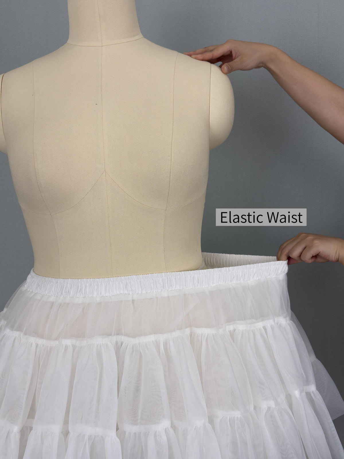 Noloria 15.0" (38 cm) High Volume Lolita Petticoat, Sugar Puff 45616:872712