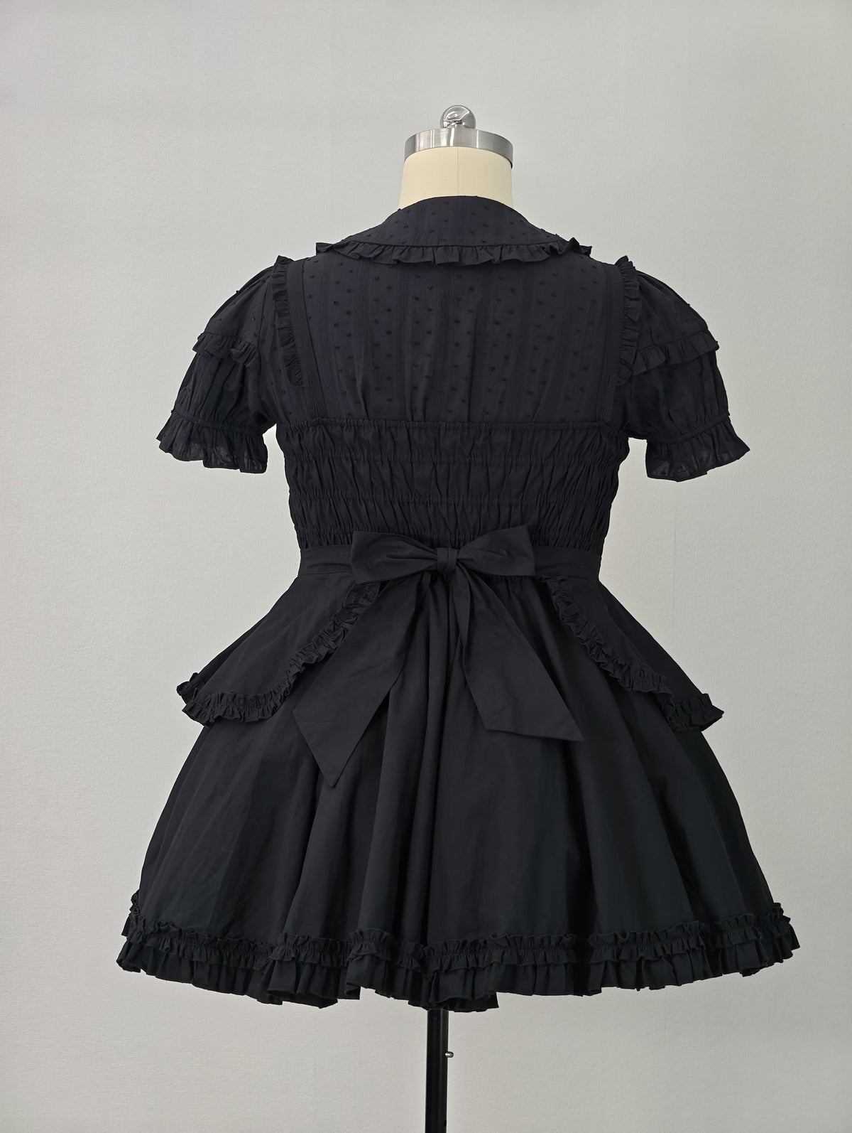 Plus Size Sweet Lolita Cotton Blouse, Peter Pan Collar 46015:872380
