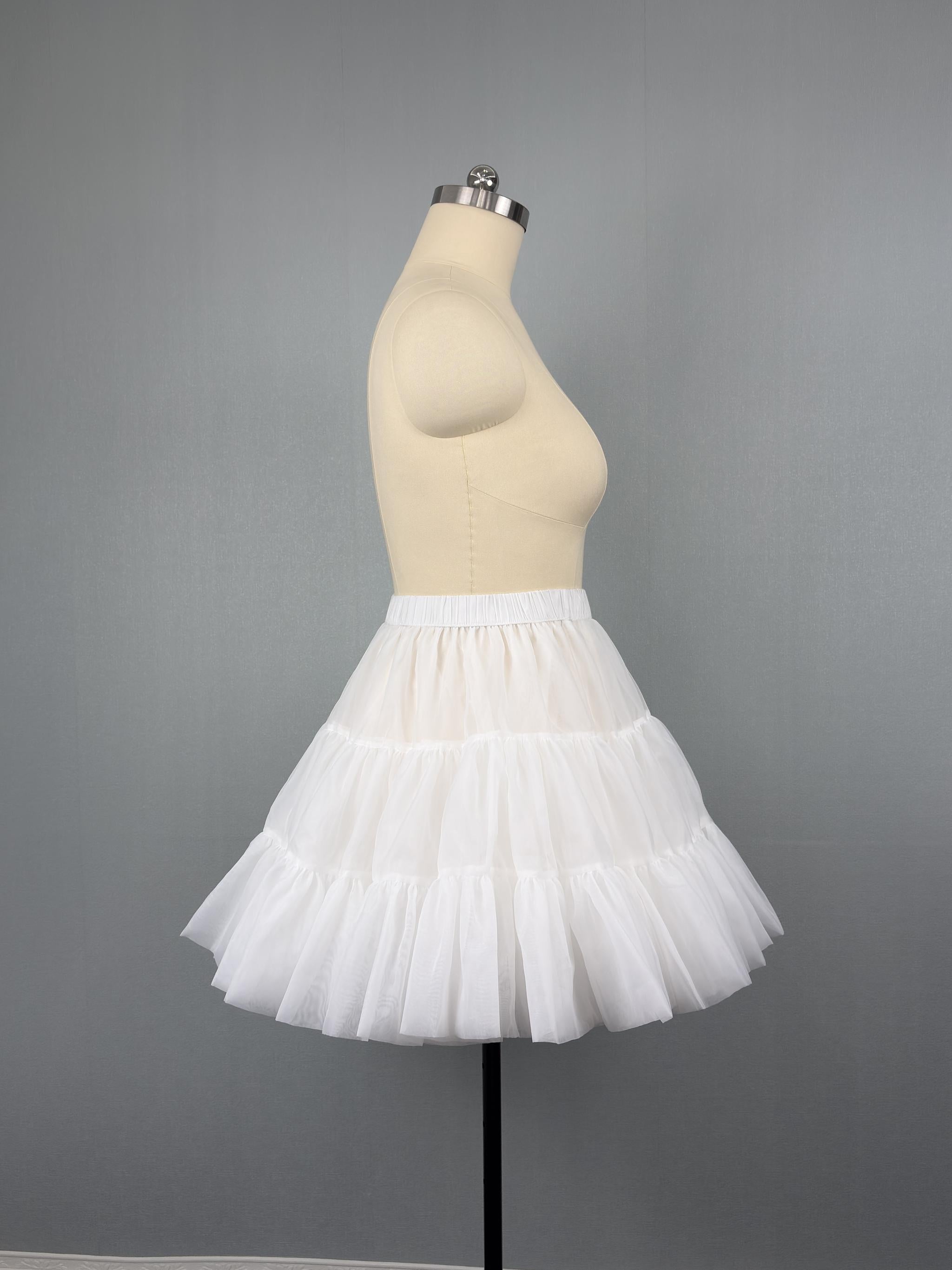 Noloria 18.9" (48 cm) High Volume Lolita Petticoat, Cloud Bloom 45716:864904