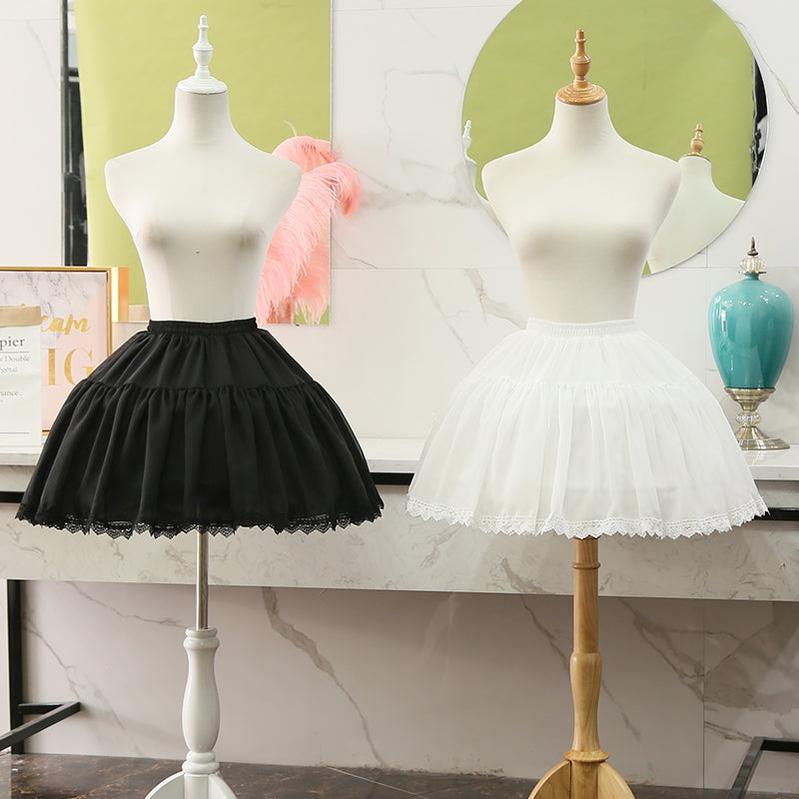 Manyiluo - 18.5" (47 cm) Lolita Petticoat, Adjustable Birdcage-Inspired 43946:791328