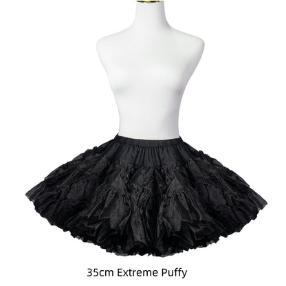 Aurora & Ariel 13.8" (35 cm) A-Line Petticoat Collection, Customizable (Black) 32614:790365