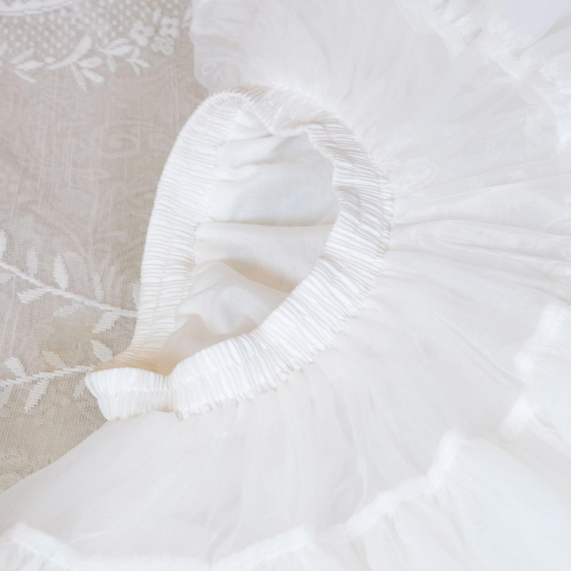 Noloria - White Puffy Lolita Petticoat, 17.7" (45 CM), Cotton Lining 43722:786547