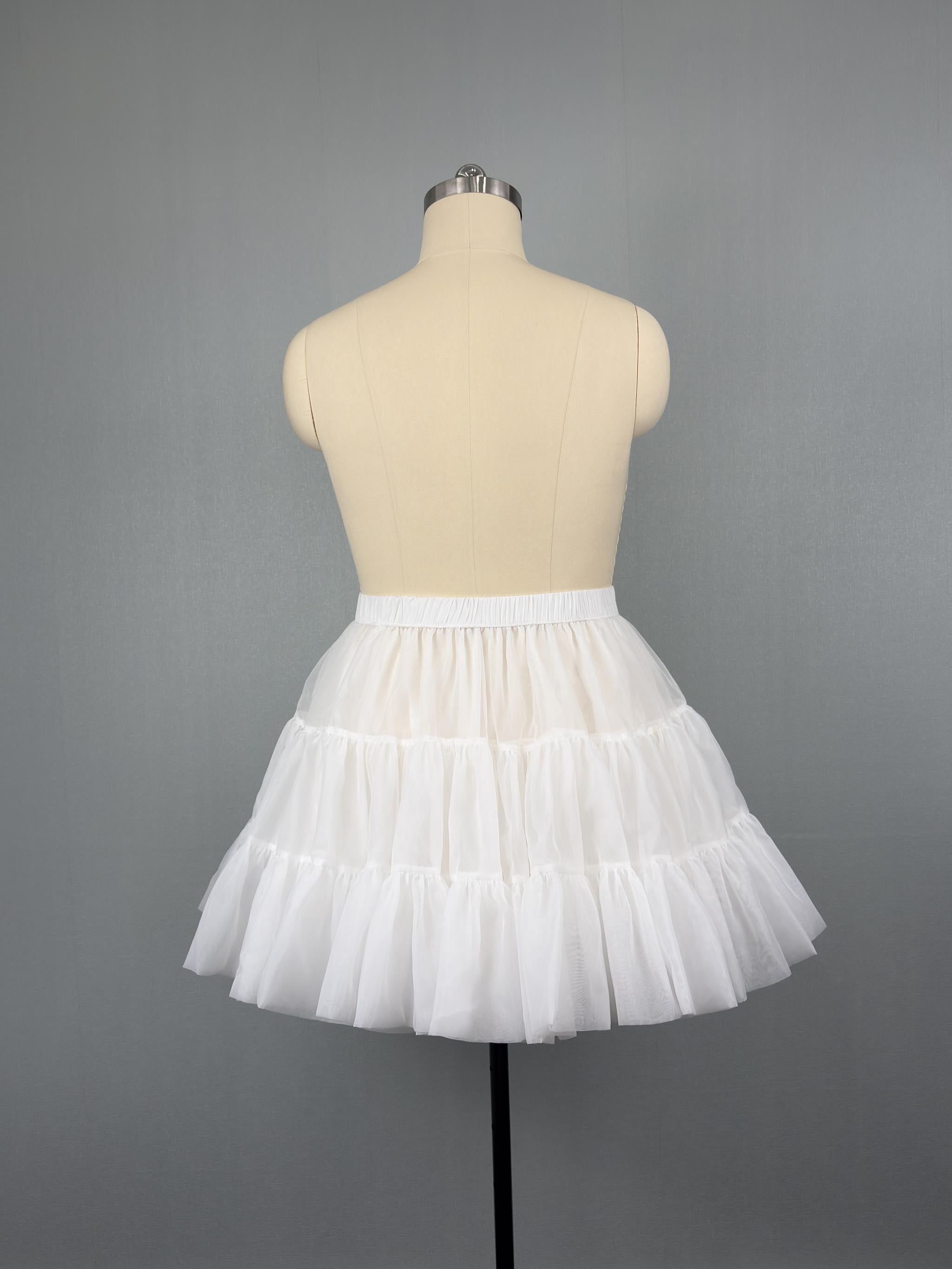 Noloria 18.9" (48 cm) High Volume Lolita Petticoat, Cloud Bloom 45716:864906