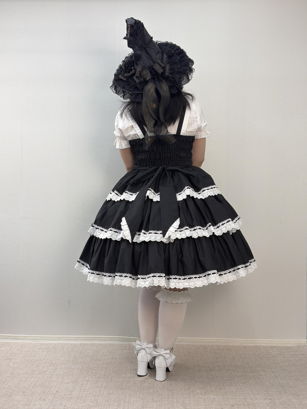 Cotton Plus Size Lolita Blouse, Peter Pan Collar 45598:872504
