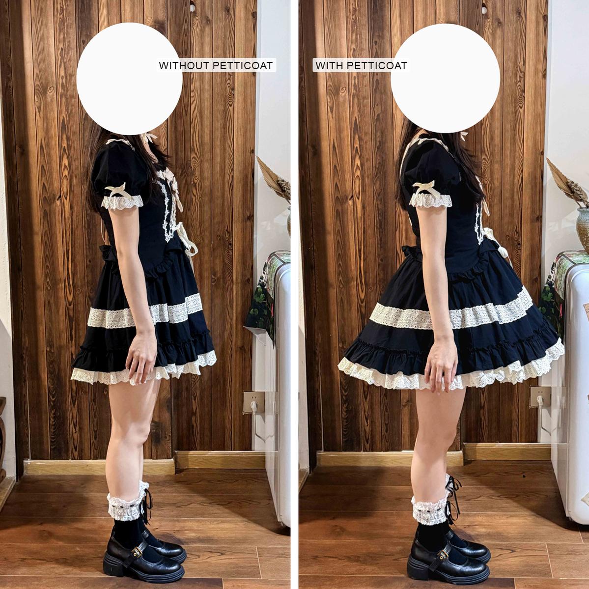 Noloria 48cm (18.9") Medium-High Volume Petticoat, Petal Edge 43720:831353