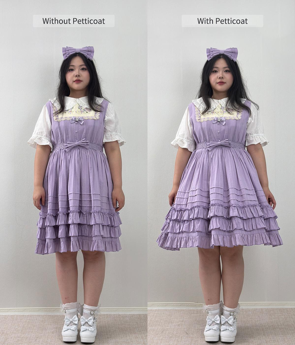 Noloria 18.9" (48 cm) Dailywear Petticoat, Soft Halo 45715:866040