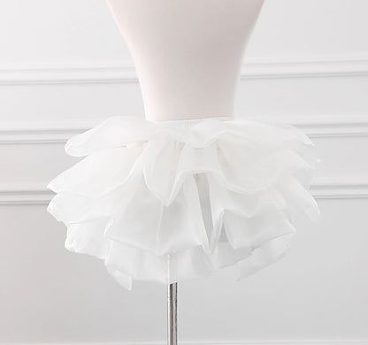 Manyiluo - Bustle Style Lolita Petticoat, Adjustable Length & Puffiness 43970:791190
