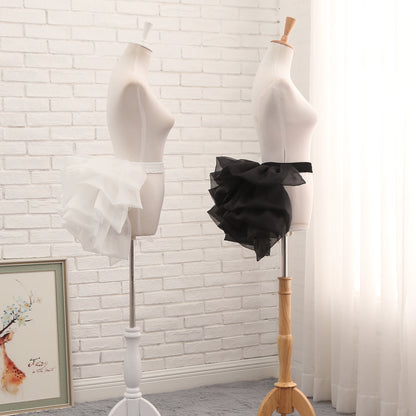 Manyiluo - Bustle Style Lolita Petticoat, Adjustable Length & Puffiness 43970:791171