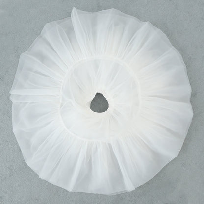 Manyiluo - 24.4" (62 cm) Extended Boneless Lolita White Petticoat 43969:790865